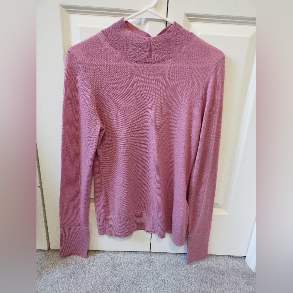 Reiss mock neck wool sweater